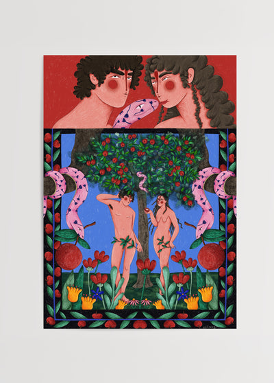 Adam and Eve Poster Baskı