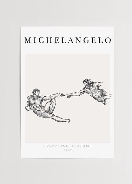 Adem'in Yaratılışı – Michelangelo Poster Baskı – Yaris Poster