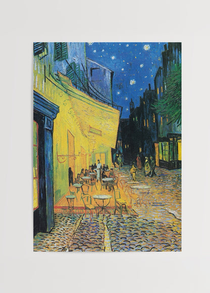 Vincent van Gogh’un Café Terrace at Night tablosu posteri