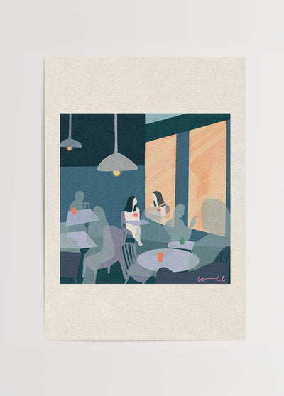 Alone But Not Lonely Poster Baskı