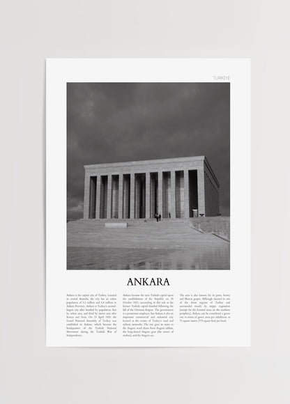 Siyah beyaz Anıtkabir fotoğrafı, Ankara&