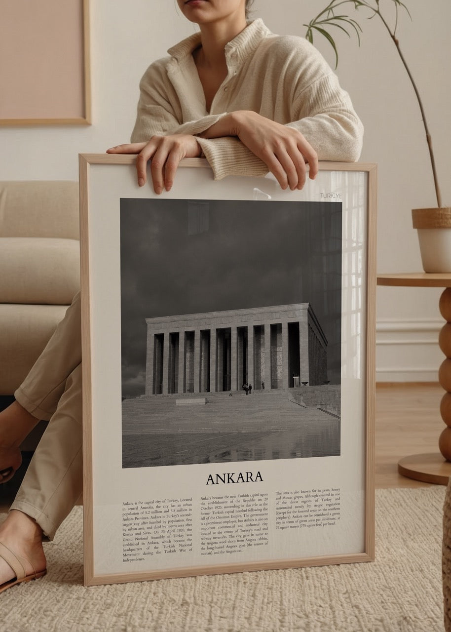 Siyah beyaz Anıtkabir fotoğrafı, Ankara&