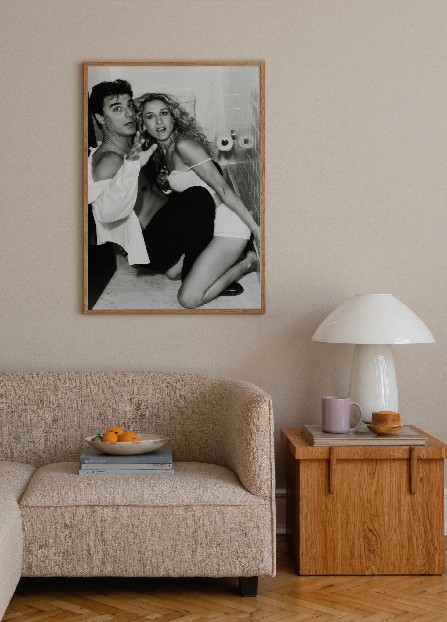 Anlık Kaos poster baskı mockup 3