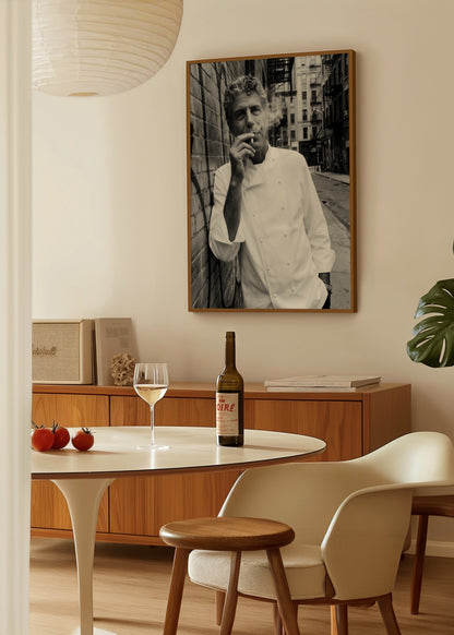 Anthony Bourdain Poster II poster baskı mockup 2