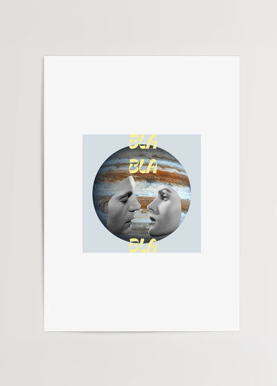 Bla Bla Poster Baskı