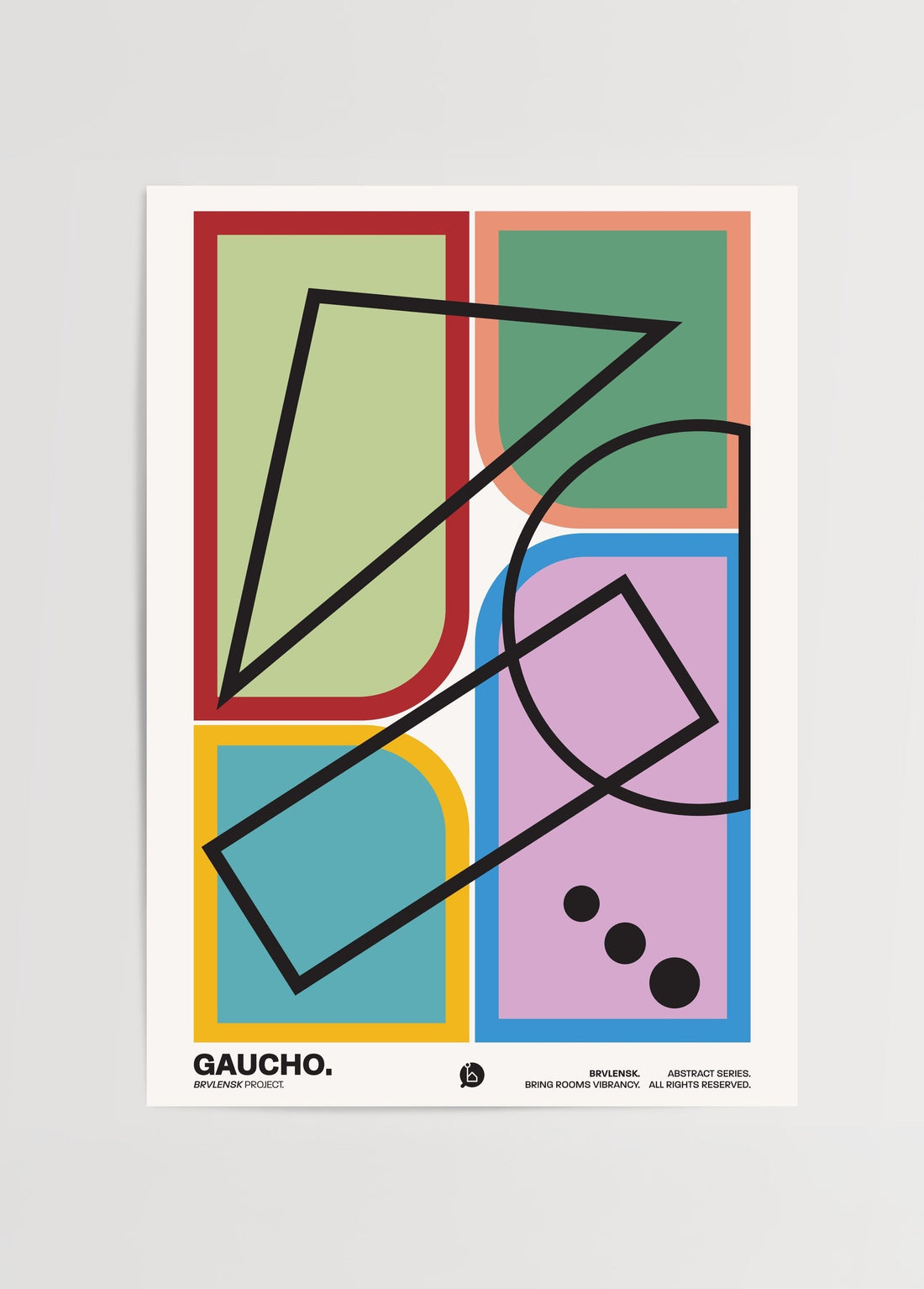 Brlvensk Gaucho Poster poster baskı mockup 1