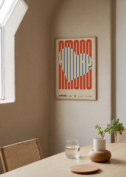 Brvlensk Amore Poster poster baskı mockup 3