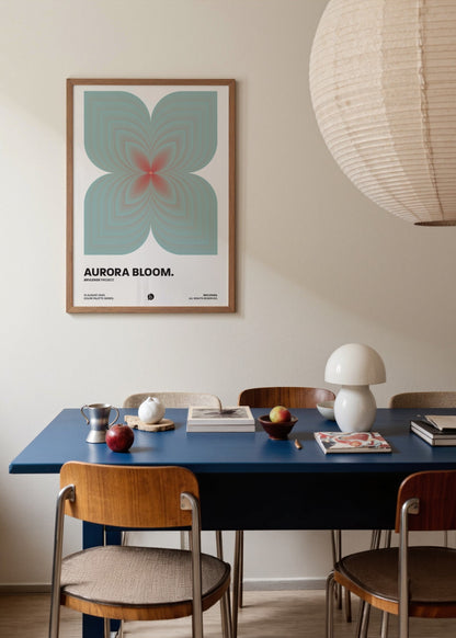 BRVLENSK Aurora Bloom Poster poster baskı mockup 4