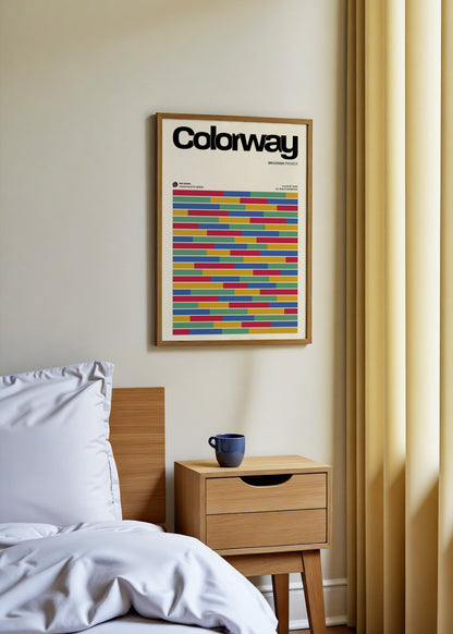 BRVLENSK Colorway Poster poster baskı mockup 3