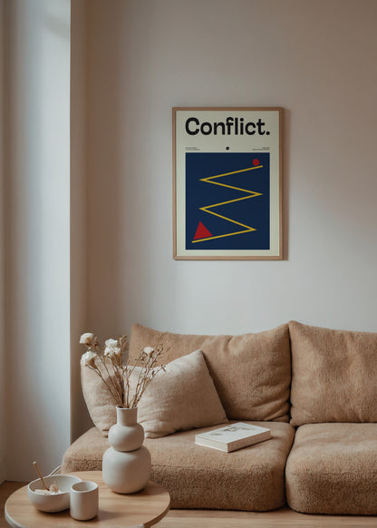 Brvlensk Conflict Poster poster baskı mockup 2