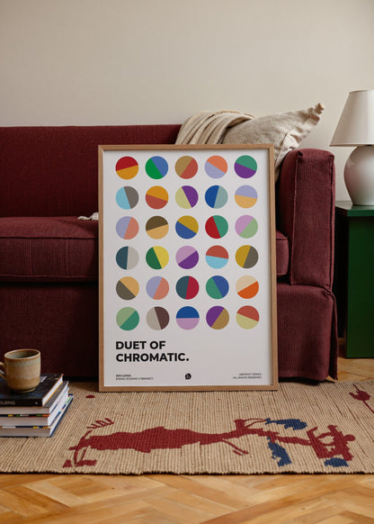 Brvlensk Duet of Chromatic Poster poster baskı mockup 4