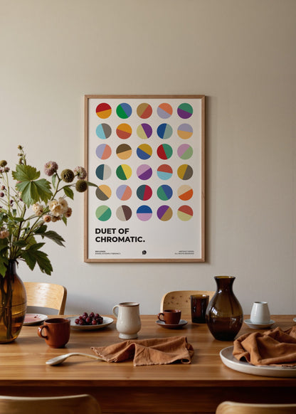 Brvlensk Duet of Chromatic Poster poster baskı mockup 3