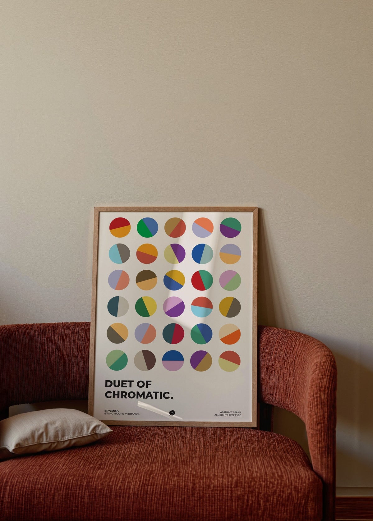 Brvlensk Duet of Chromatic Poster poster baskı mockup 2