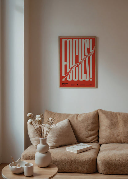 Brvlensk Focused Flow Poster poster baskı mockup 4