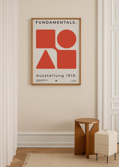 BRVLENSK Fundamentals Poster poster baskı mockup 4