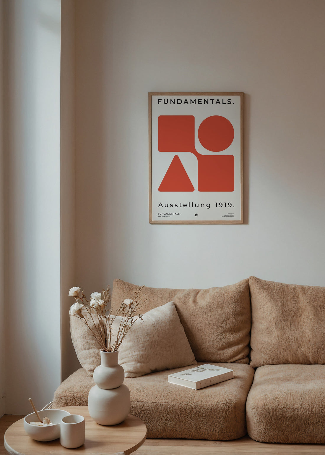 BRVLENSK Fundamentals Poster poster baskı mockup 2