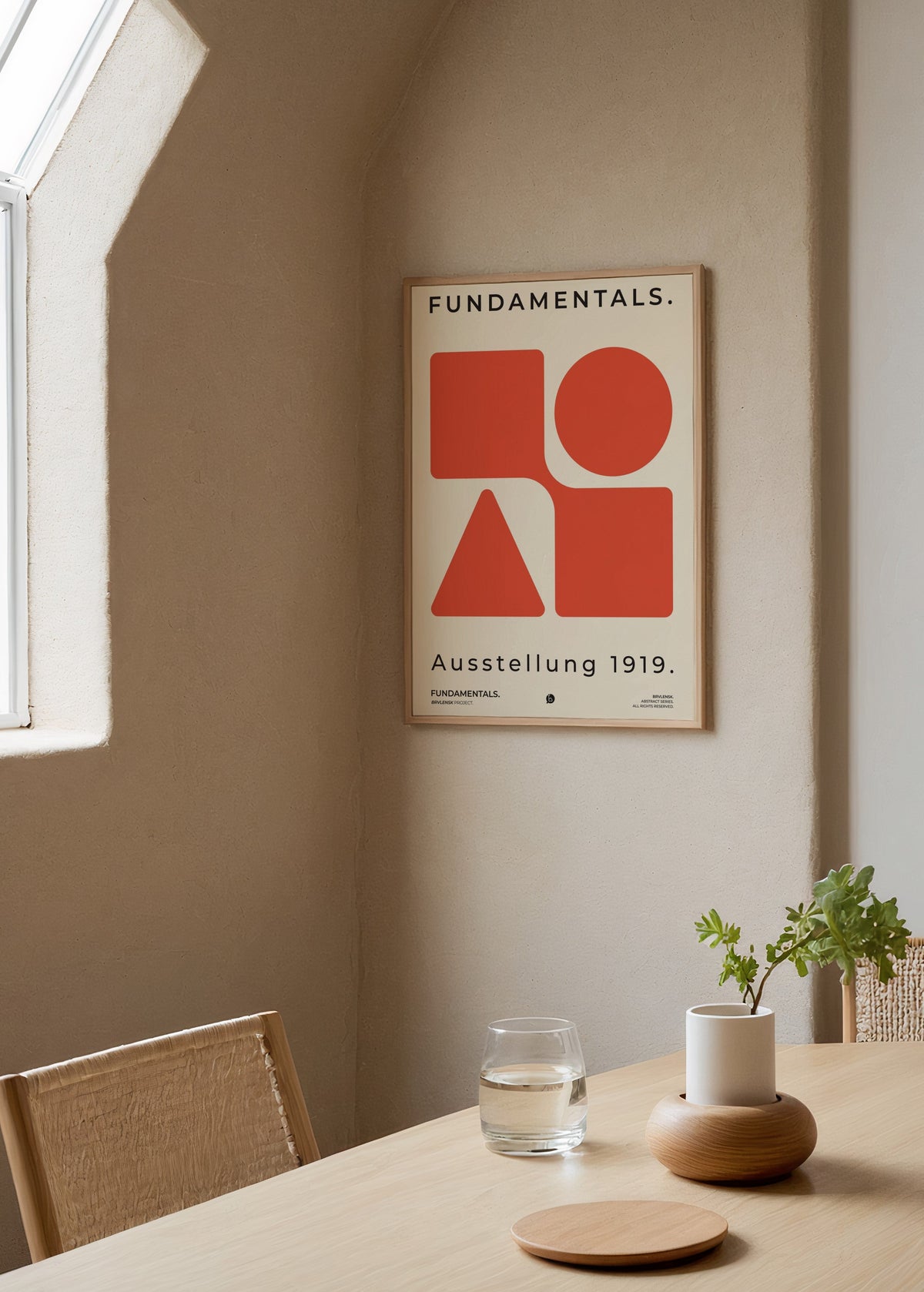 BRVLENSK Fundamentals Poster poster baskı mockup 3