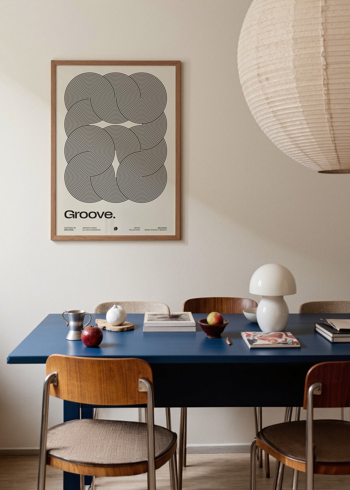 Brvlensk Groove Poster poster baskı mockup 2