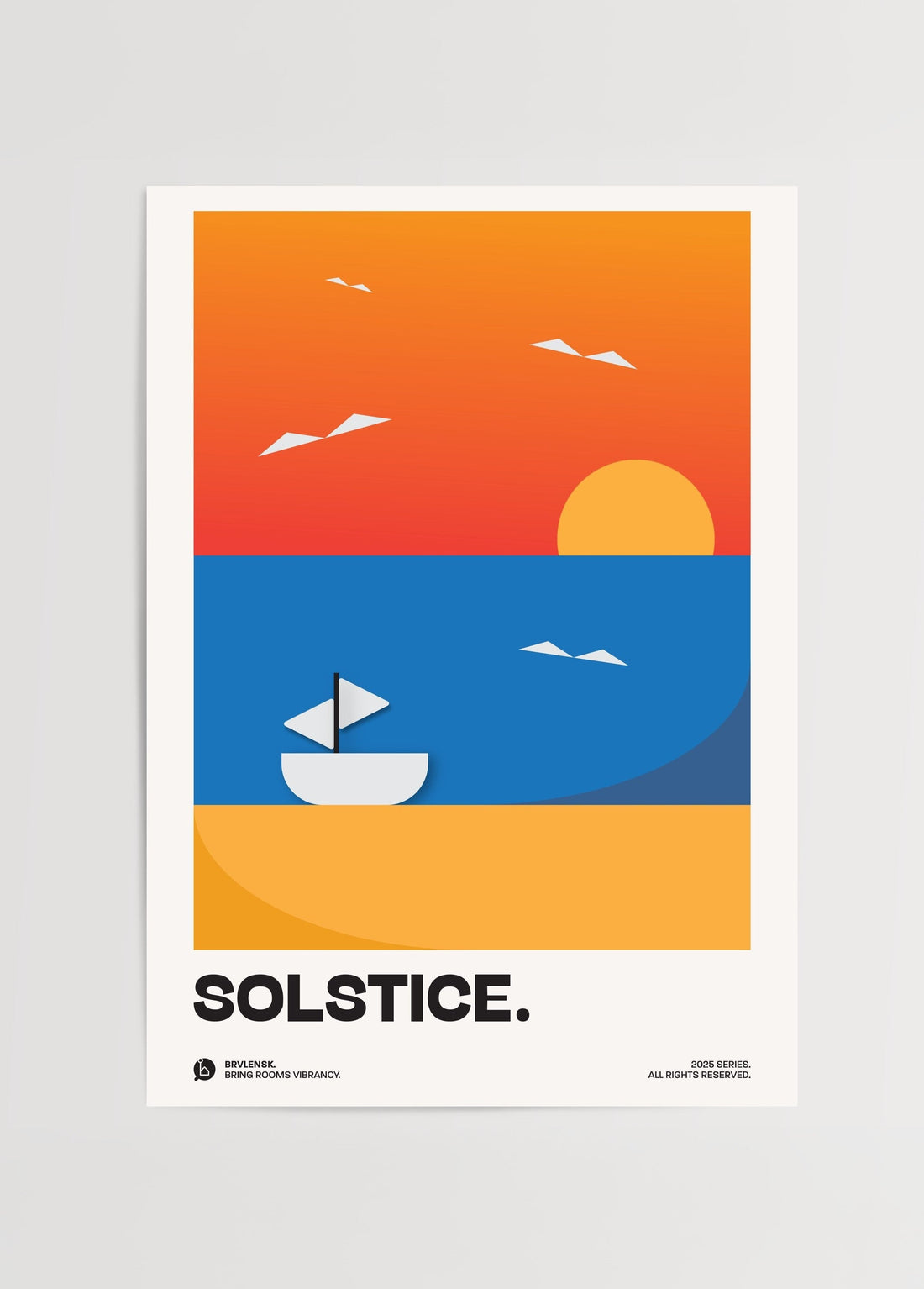 Brvlensk Solstice Poster poster baskı mockup 1