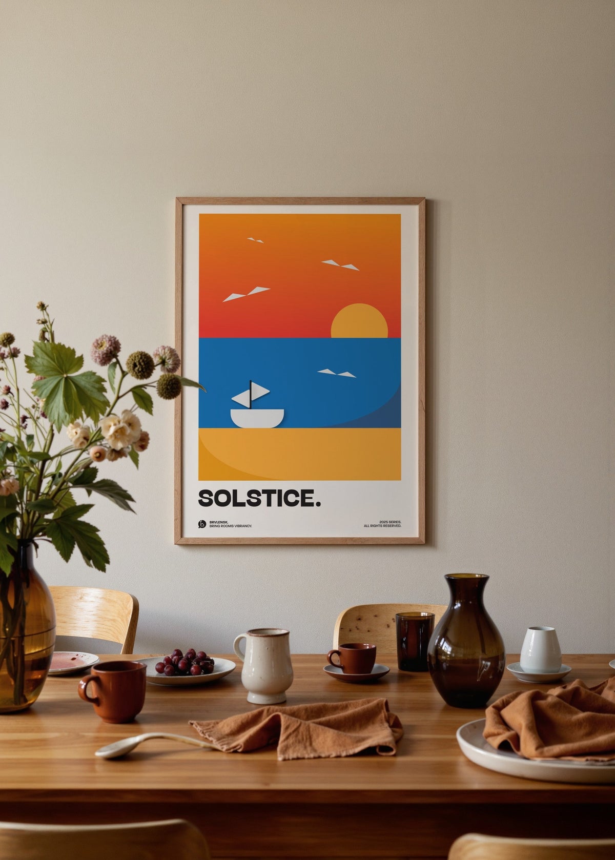 Brvlensk Solstice Poster poster baskı mockup 4