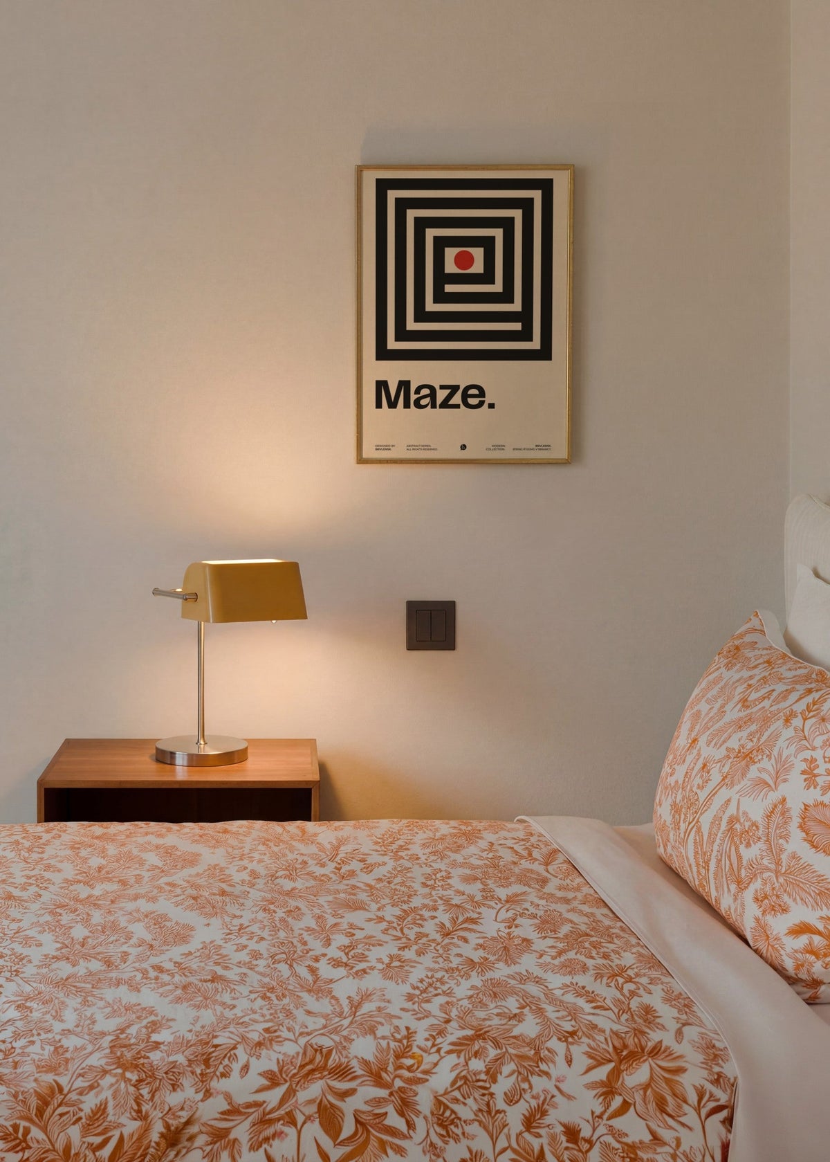 Brvlnsk Maze Poster poster baskı mockup 4