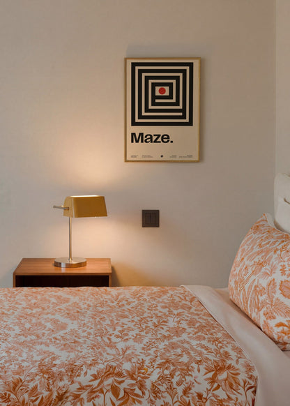 Brvlnsk Maze Poster poster baskı mockup 4
