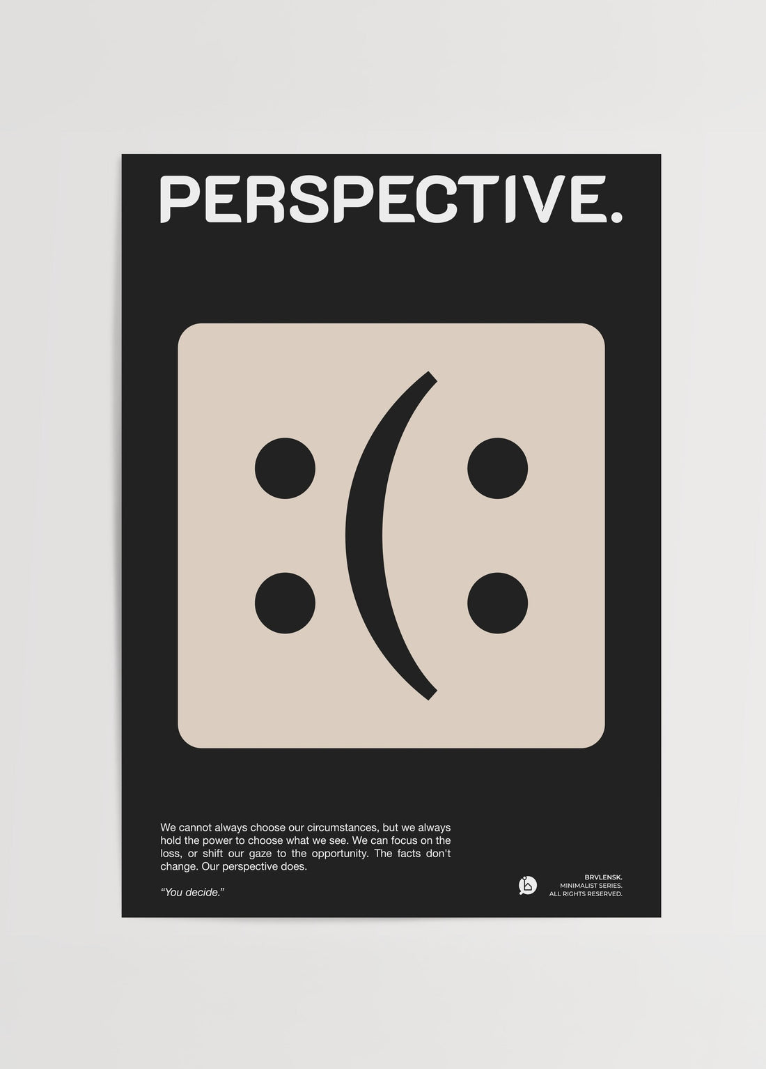Brylensk Perspective Poster poster baskı mockup 1