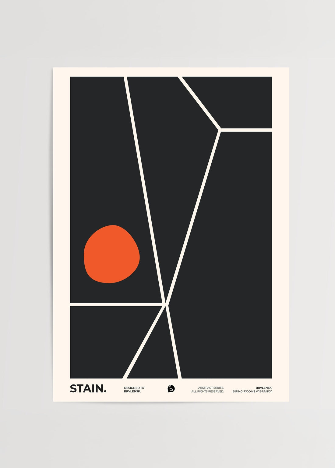 Bryvlensk Stain Poster poster baskı mockup 1