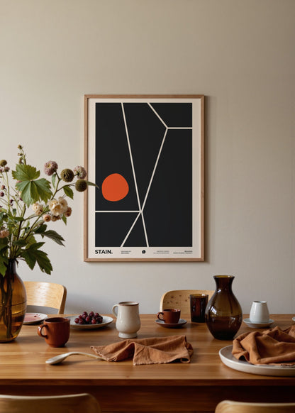 Bryvlensk Stain Poster poster baskı mockup 2