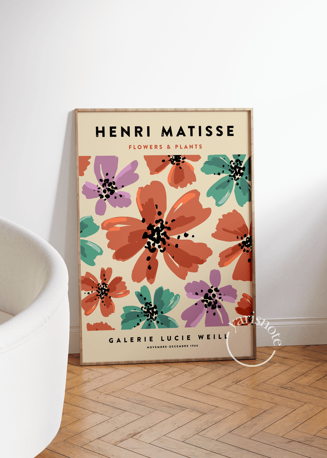 Henri Matisse Flowers Çerçevesiz Poster