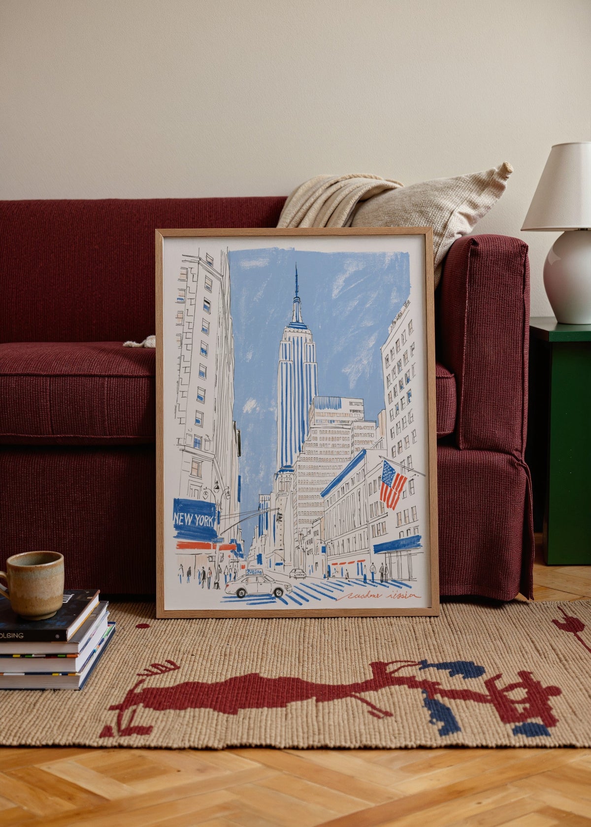 Cadone Rissian Empire State Building Poster poster baskı mockup 3