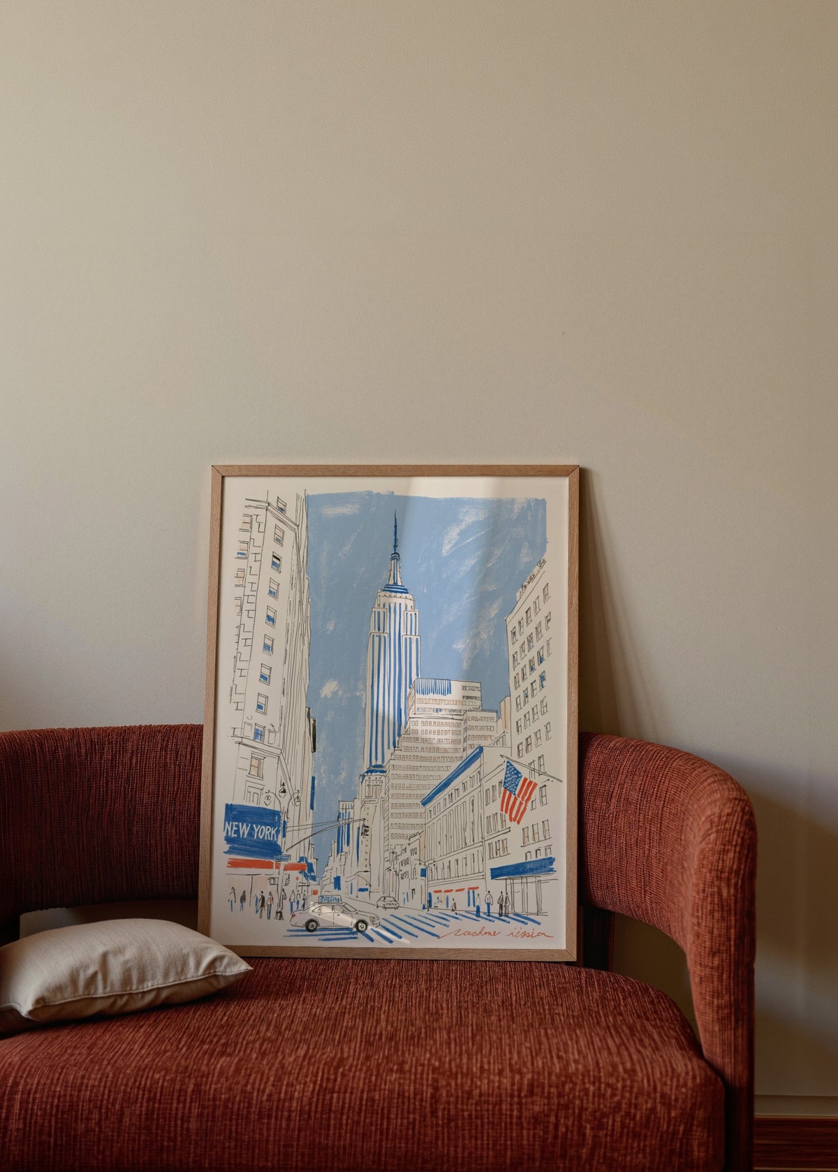 Cadone Rissian Empire State Building Poster poster baskı mockup 4