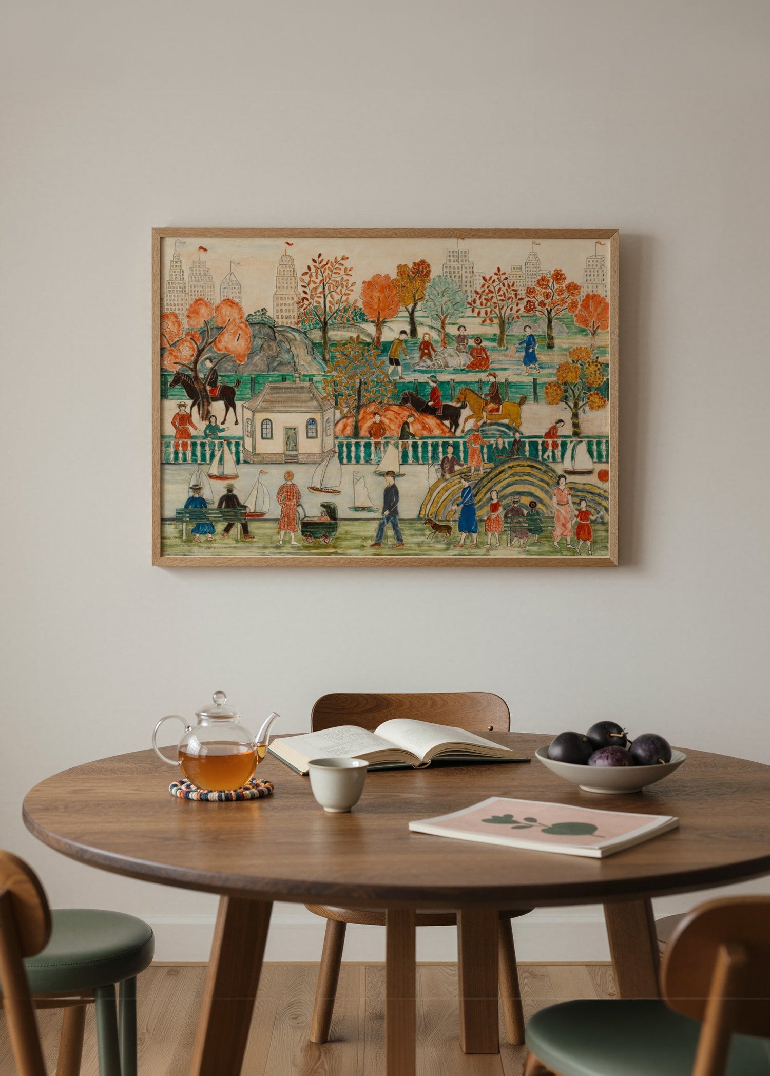 Canlı Şehir Manzarası poster baskı mockup 1