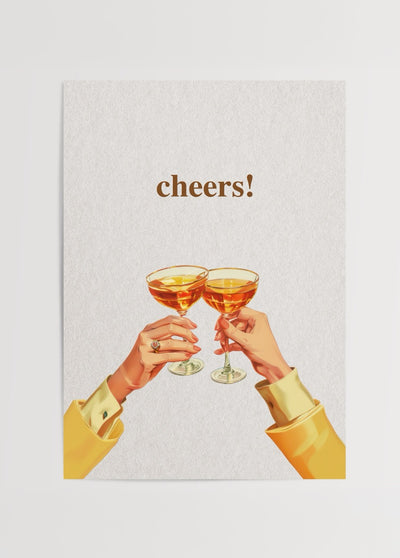 Cheers – Shared Moments Poster Baskı