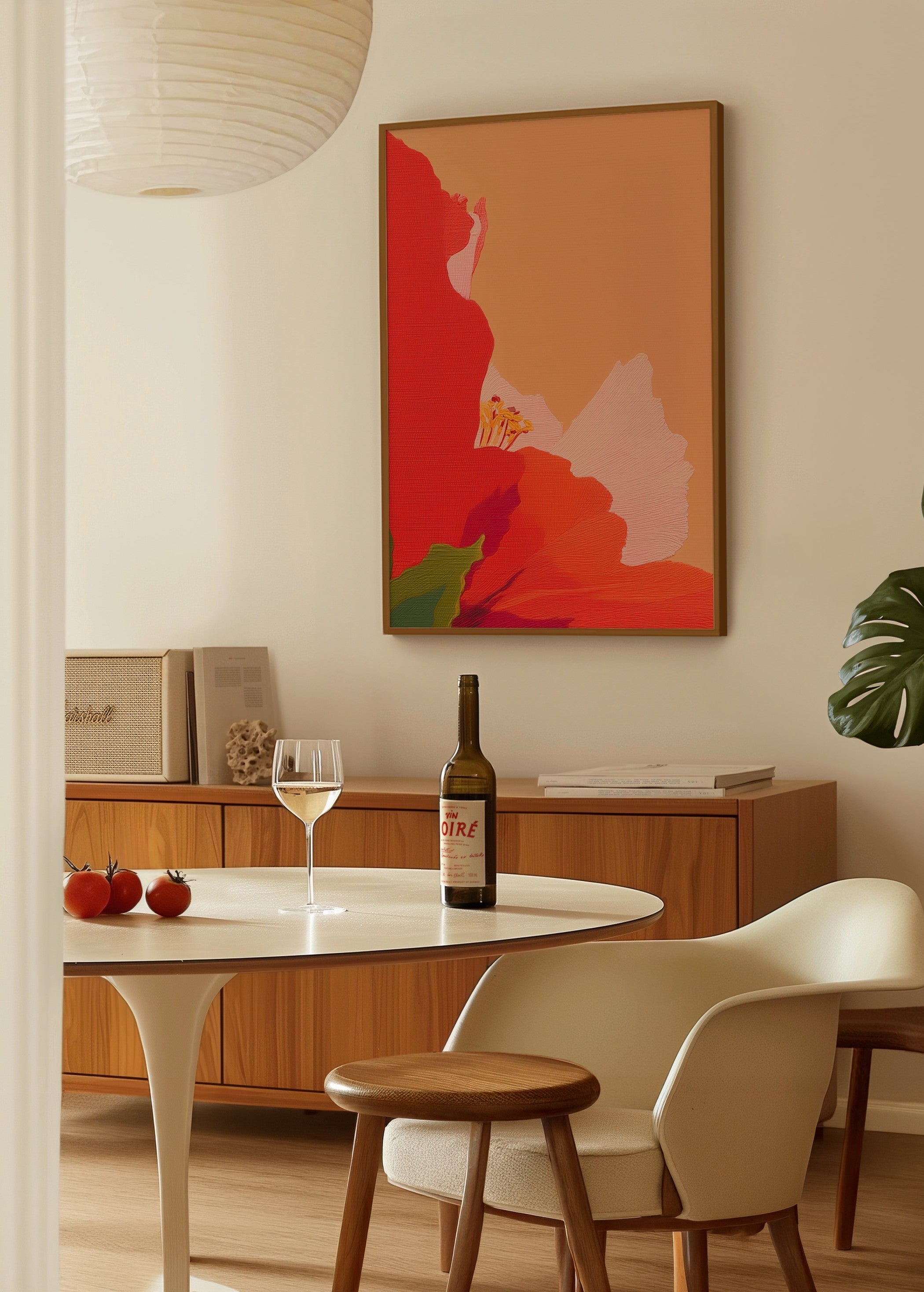 Çiçeklerin Dansı poster baskı mockup 3