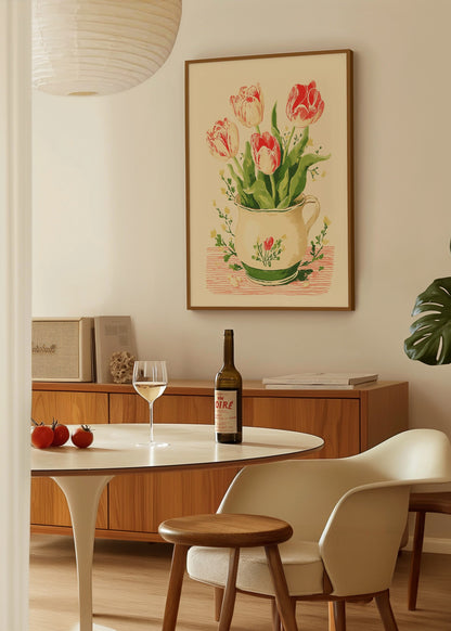Çiçeklerin Zarafeti poster baskı mockup 2