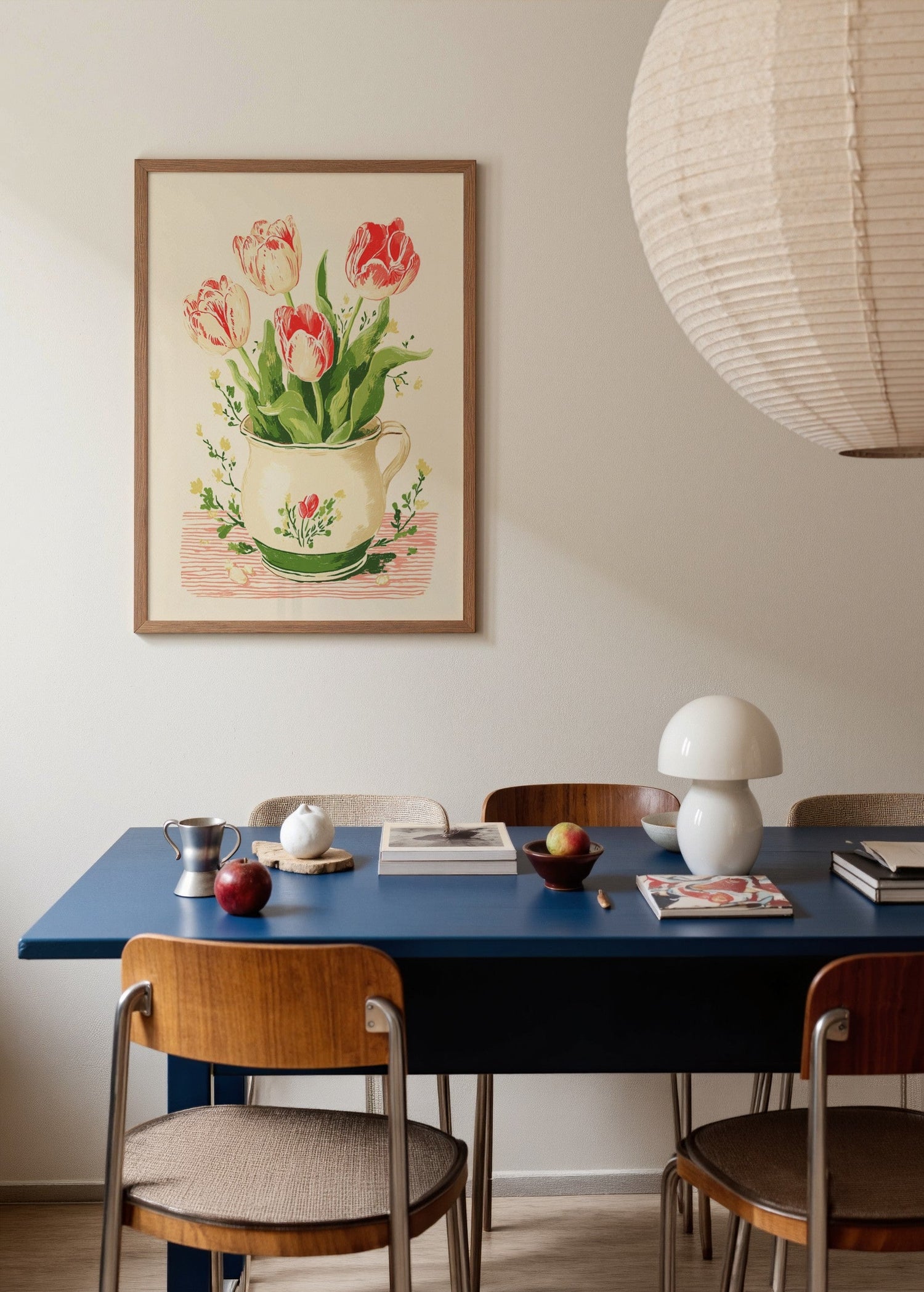 Çiçeklerin Zarafeti poster baskı mockup 3