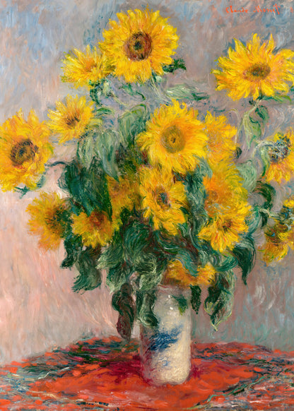 Claude Monet Bouquet of Sunflowers Poster