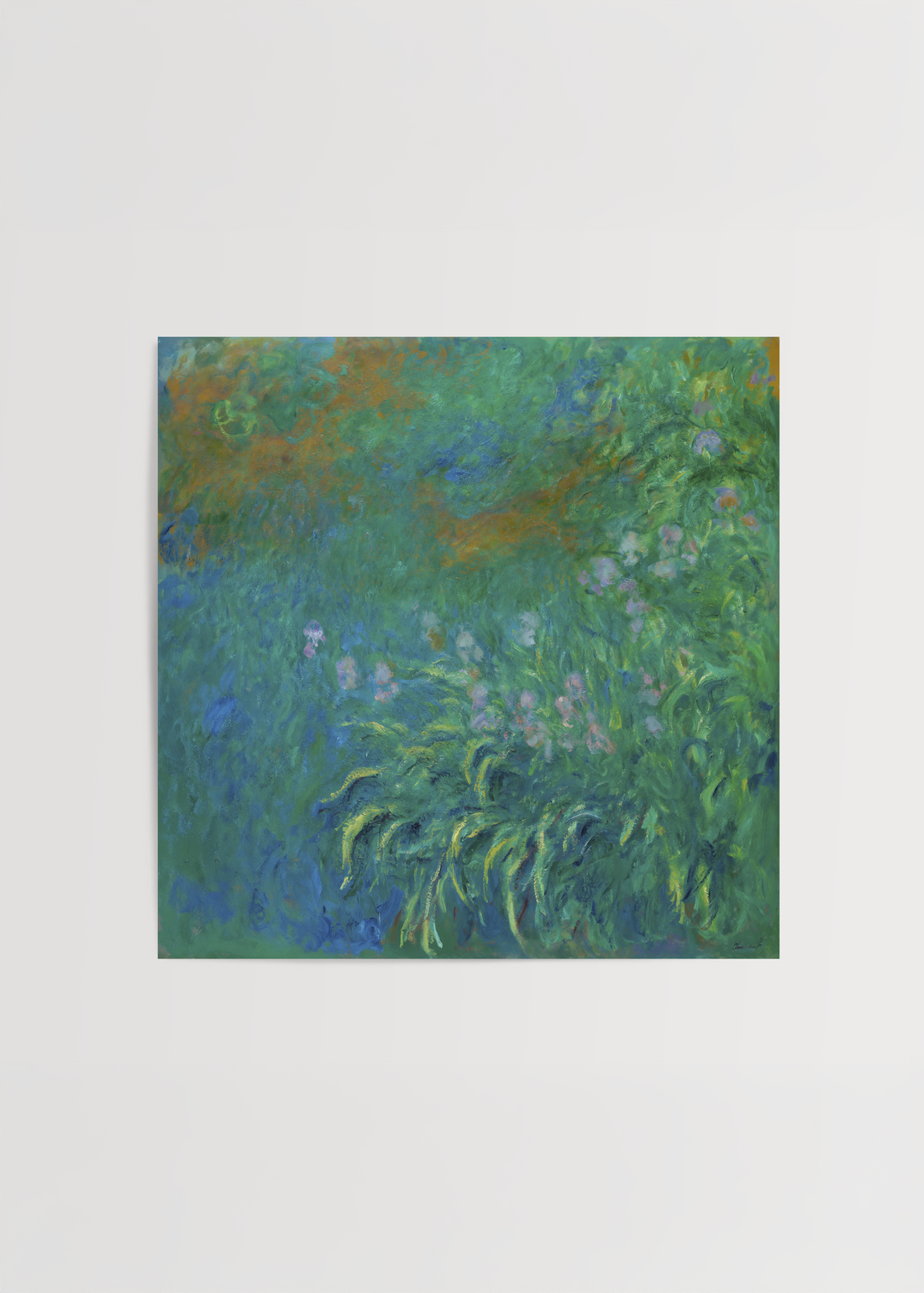 Claude Monet Irises Poster