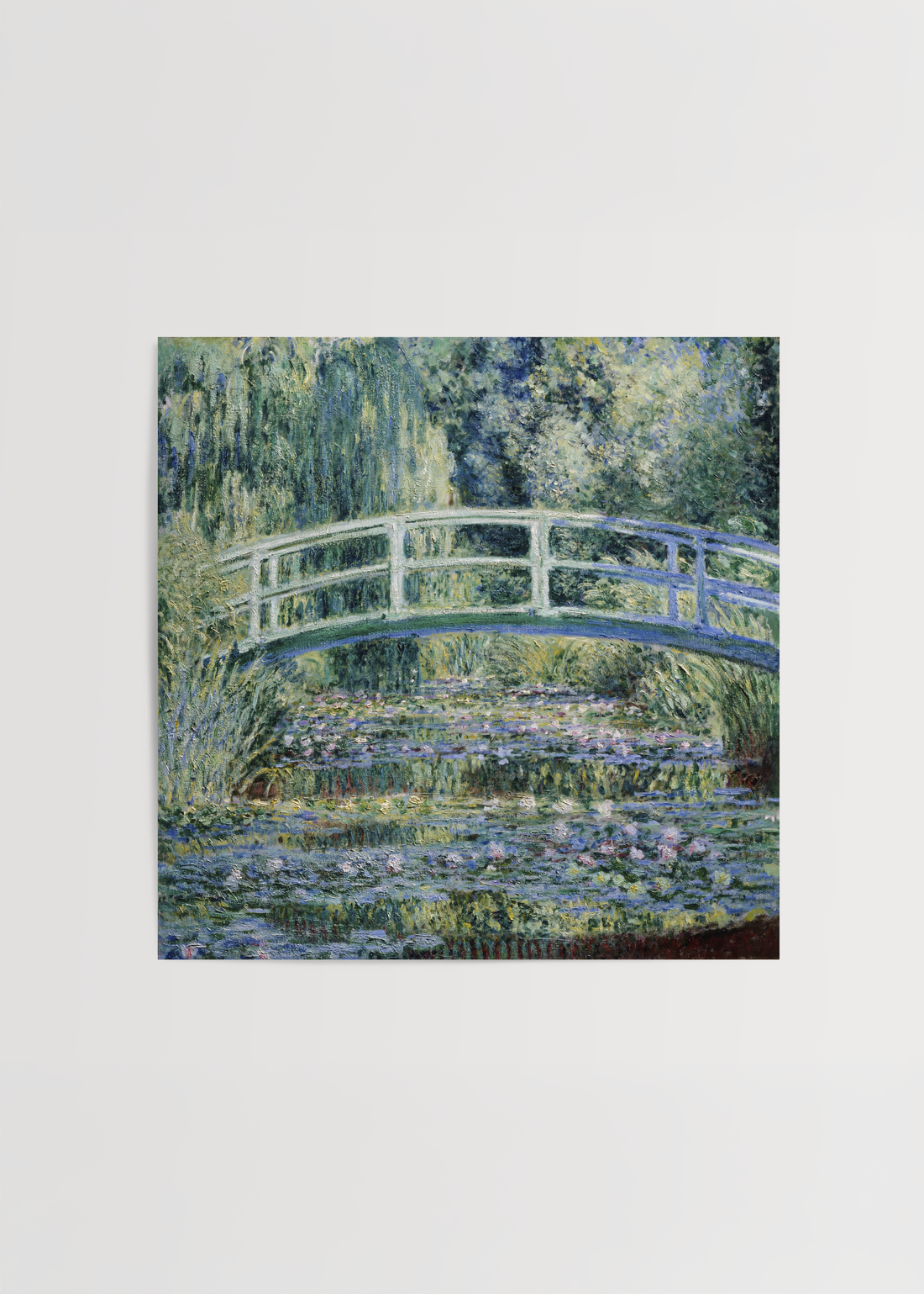 Claude Monet Water Lilies and Japanese Bridge Poster