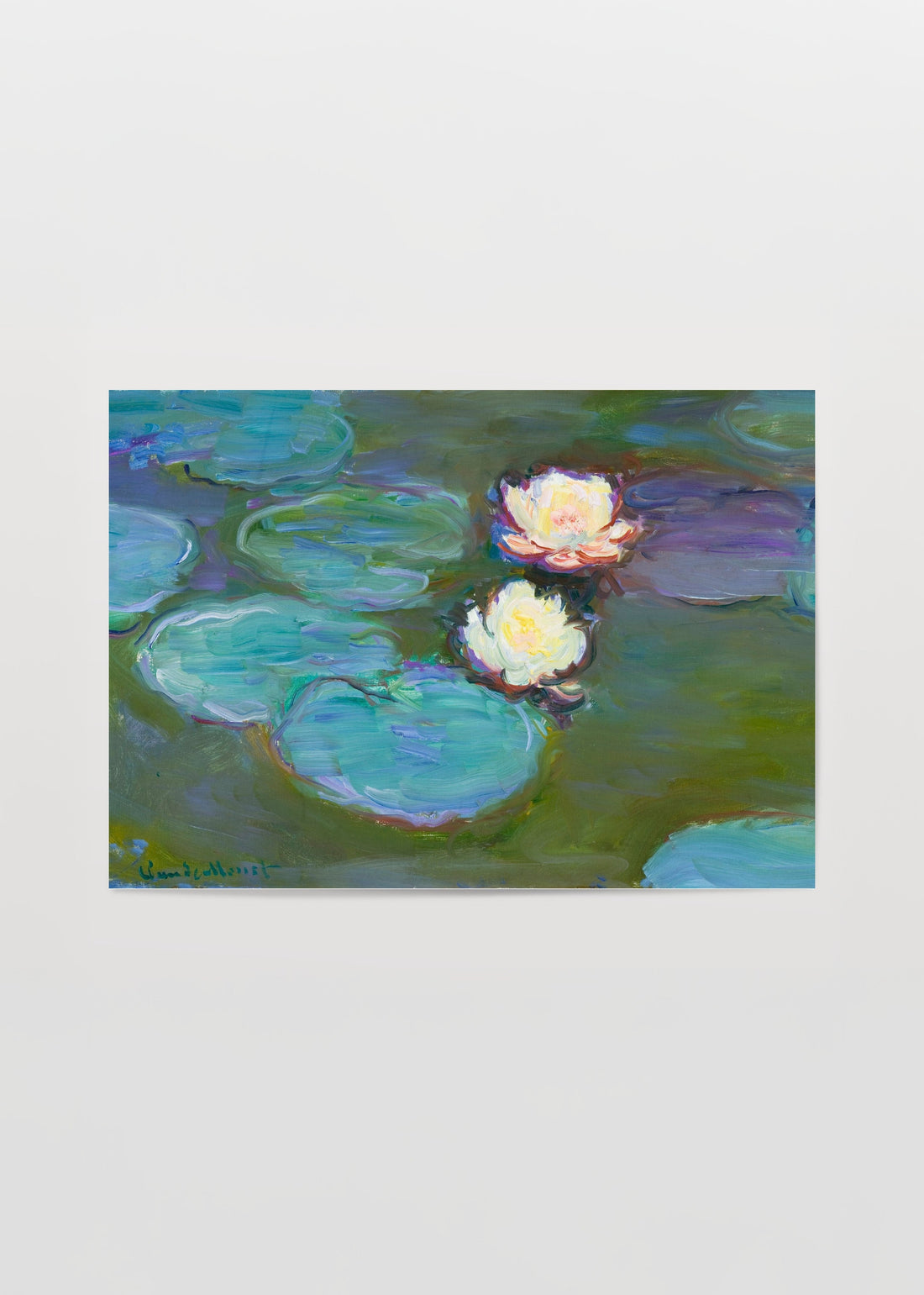 Claude Monet Nympheas Poster poster baskı mockup 1