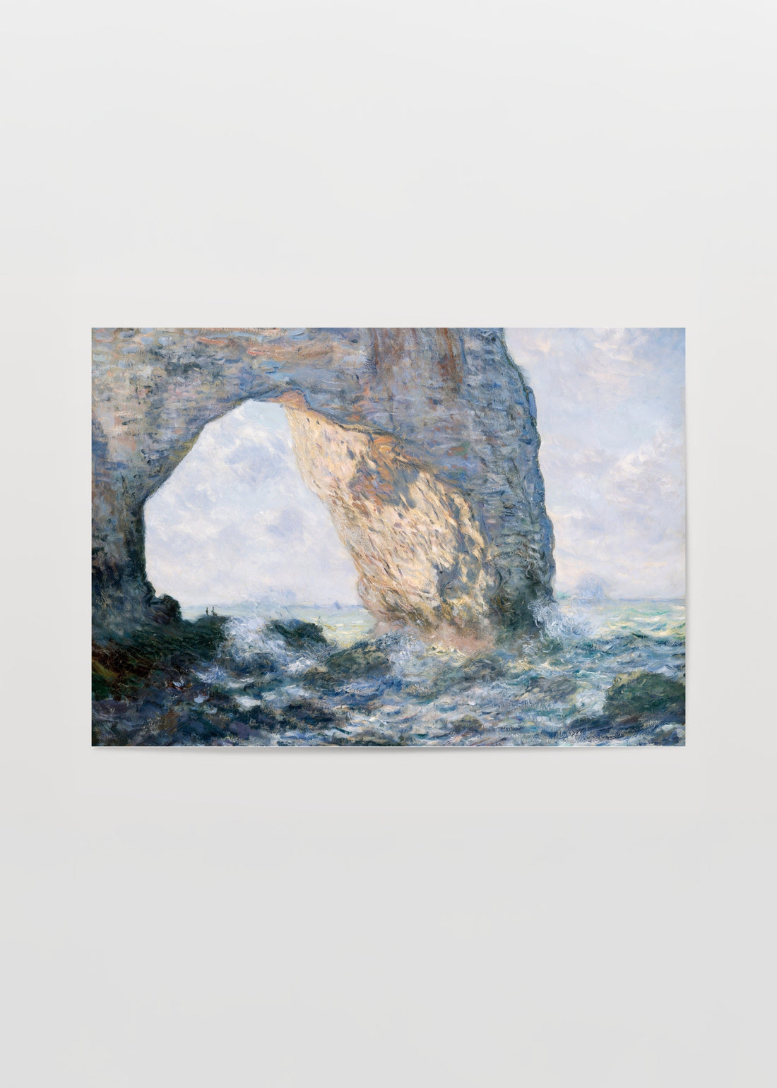 Claude Monet The Manneporte (Étretat) Poster poster baskı mockup 1