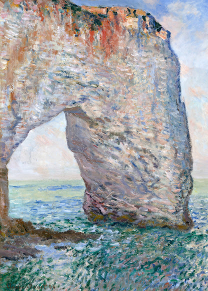 Claude Monet The Manneporte near Étretat Poster