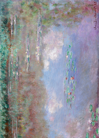 Claude Monet The Water Lily Pond (Clouds)