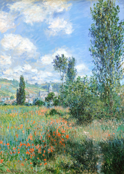 Claude Monet Vétheuil Poster