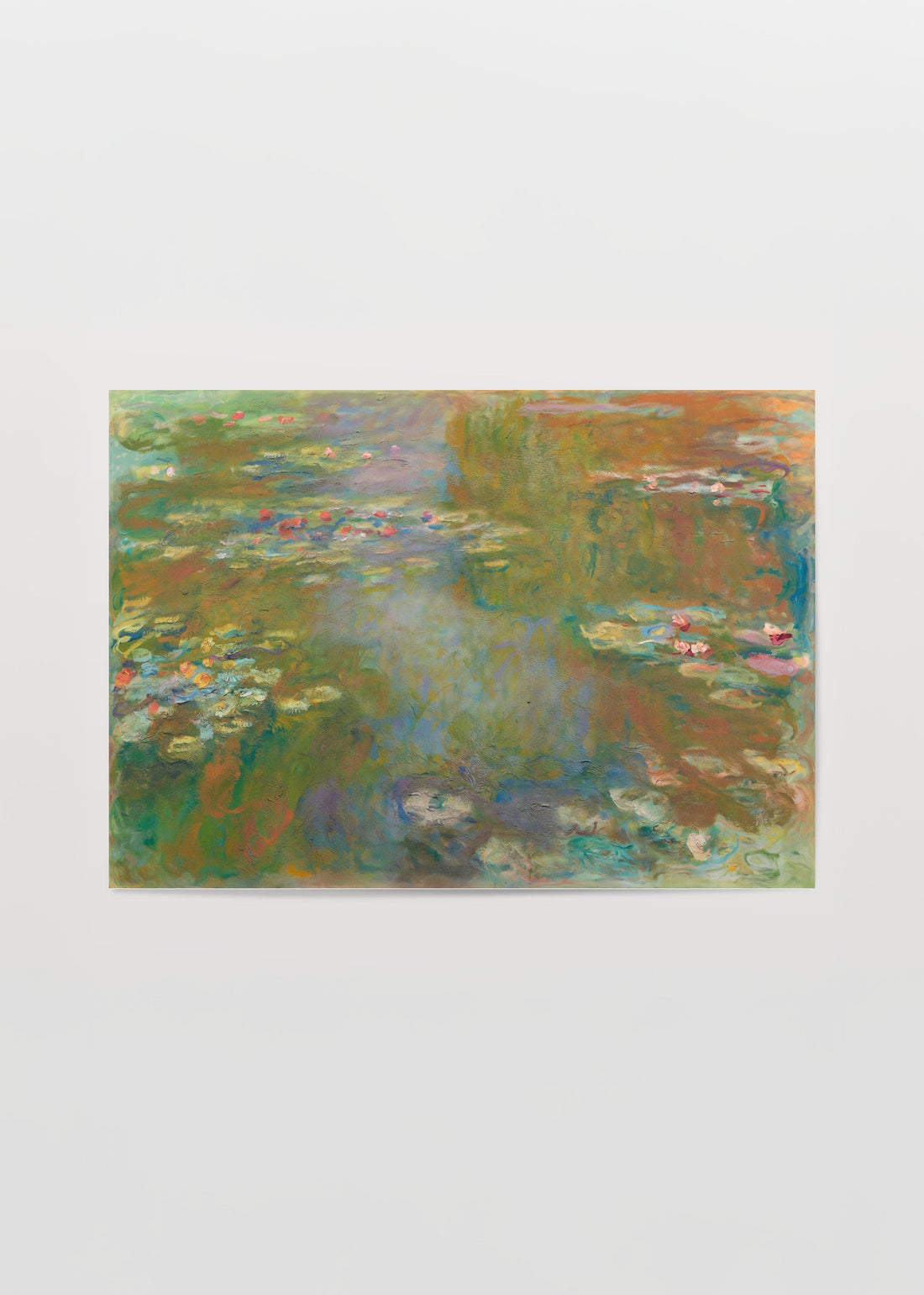 Claude Monet Water Lily Pond Poster poster baskı mockup 1