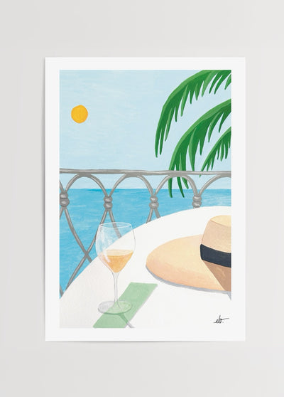 Cote d’Azur Poster Baskı