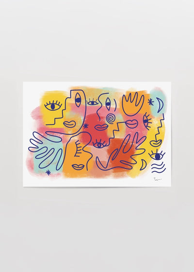 Couleur Café Poster Baskı