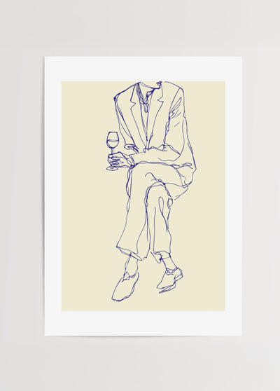 Crossed Elegance Poster Baskı