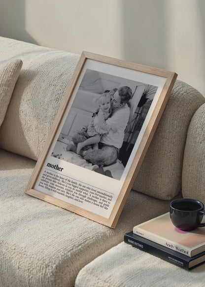 Kişiye Özel Mother / Anne Çerçevesiz Poster - Özel Tasarım - CUSTOM5